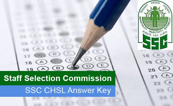 SSC CHSL 2018 Answer Key: एसएससी ने जारी की कंबाइन्ड हायर सेकेंड्री लेवल (10+2) परीक्षा की आंसर की