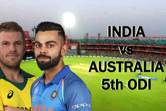 IND vs AUS 5th ODI Match Live Score Update: ऑस्ट्रेलिया ने जीता टॉस, पहले बल्लेबाजी का फैसला