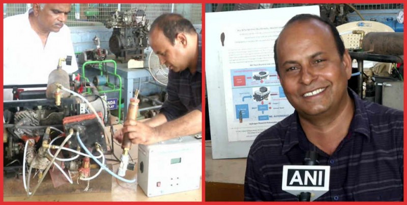 engineer invented engine which runs of water