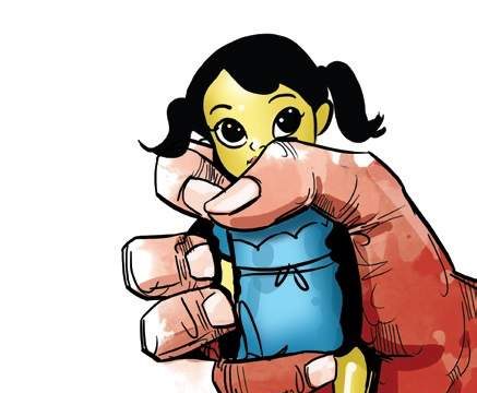 father killed 4 year old daughter in delhi