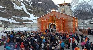 kedarnath temple door open for pilgrim