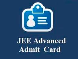 jee advanced admit card 2019