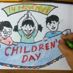 बाल दिवस पोस्टर, नारे, बैनर 2023 | Children’s Day Poster, Slogans, Banner, Drawing