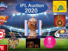 IPL Auction 2020 Live Updates: आईपीएल ऑक्शन Live Streaming Video, Players List