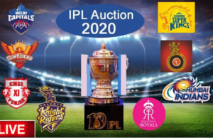 IPL Auction 2020 Live Updates: आईपीएल ऑक्शन Live Streaming Video, Players List