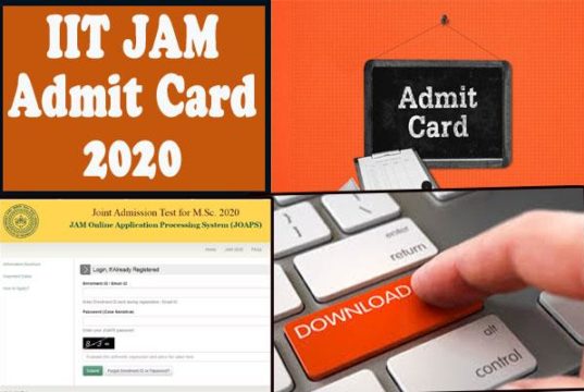 IIT JAM Admit Card 2020: आईआईटी जैम परीक्षा के प्रवेश पत्र हुए जारी, ऐसे करें Download