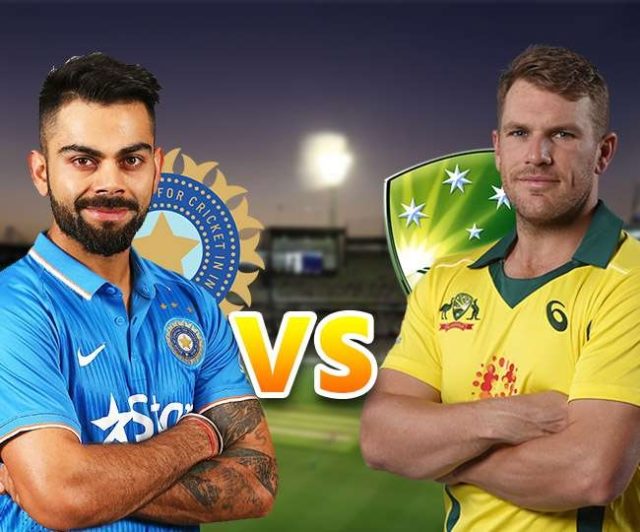 australia india oneday score