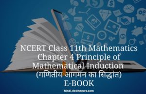 Class 11 NCRT Mathematics Chapter 4 Principle of Mathematical Induction (गणितीय आगमन का सिद्धांत) Hindi & English | Buy class 11 NCERT maths online book | Notes, Important Questions, Practice Tests