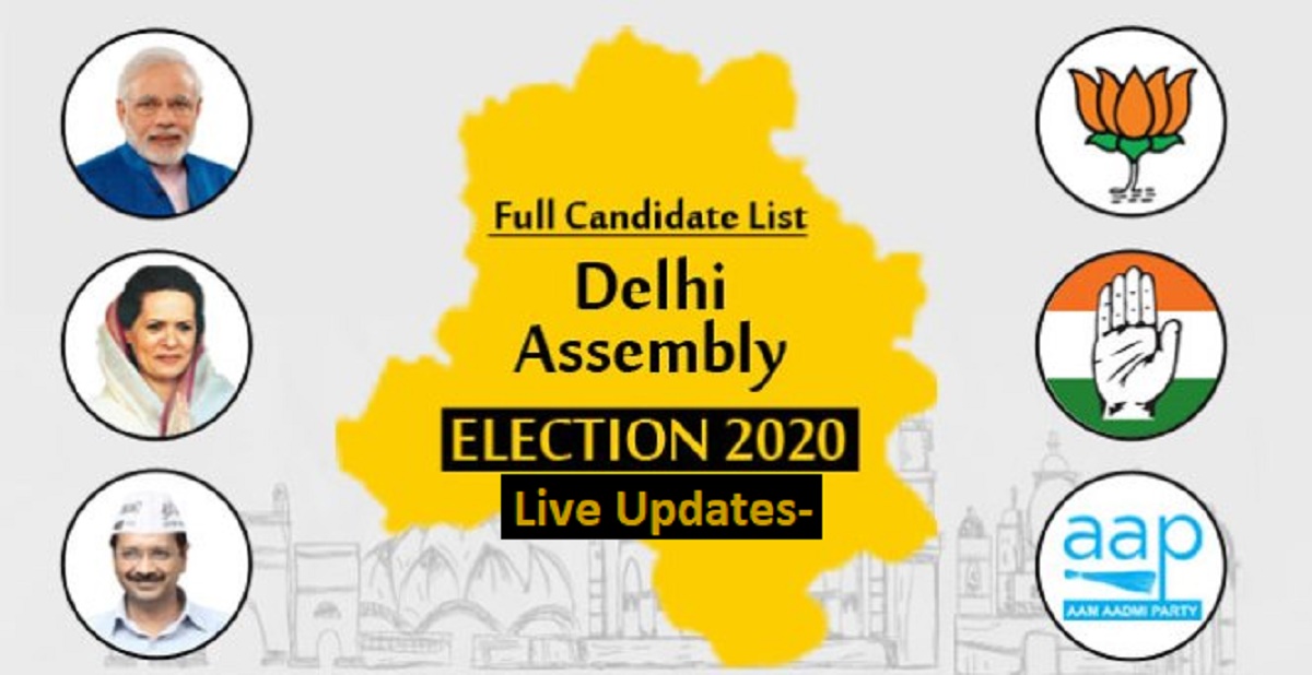 Delhi Assembly Election Results 2020 | Live Results | Counting of votes (counting) from 8 am | Delhi MLA Candidates 2020 Complete List | विधानसभा की 70 सीटों के नतीजे