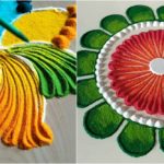 Holi Rangoli Designs Pattern With Video 2022 By This Method You Can Create the Best Colorful Flower Rangoli. Make Special Rangoli by Watching Tutorial Video