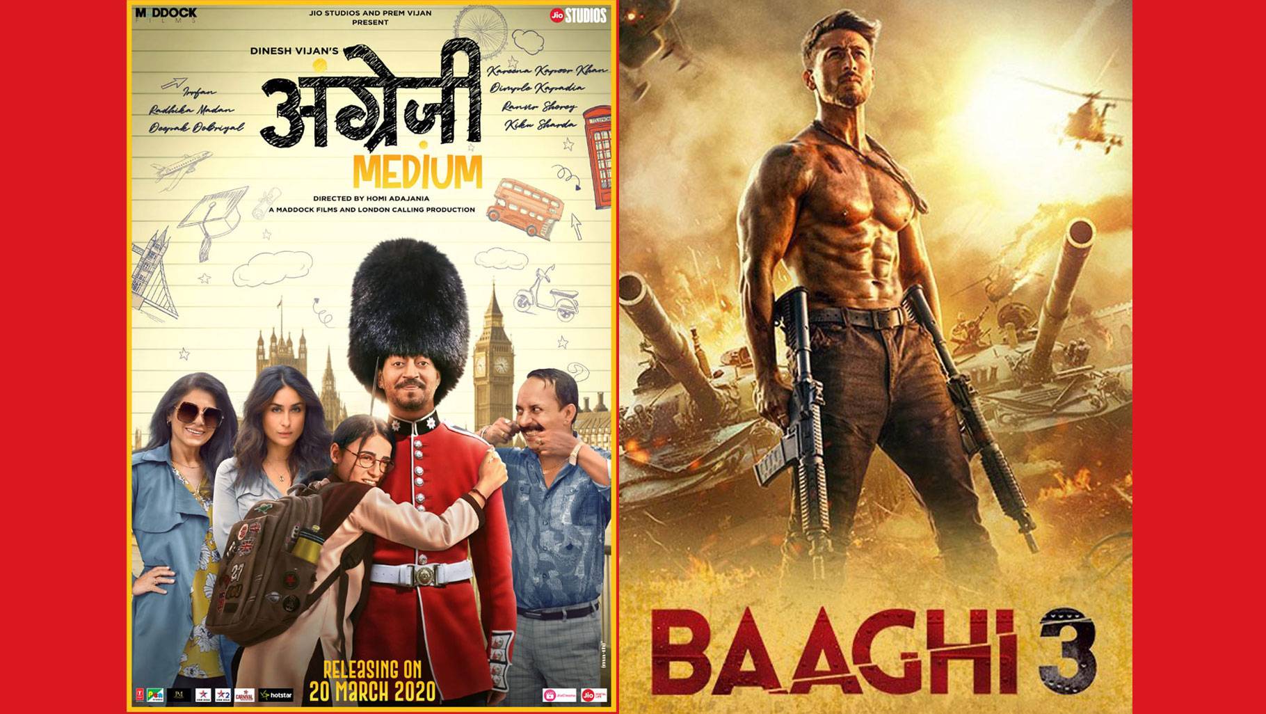 Baaghi 3 vs Angrezi Medium Movie Total Box Office Collection Public Review Days Wise Earning & Business बाघी 3 और अंग्रेजी मीडियम कौन सी फिल्म हुई Hit or Flop