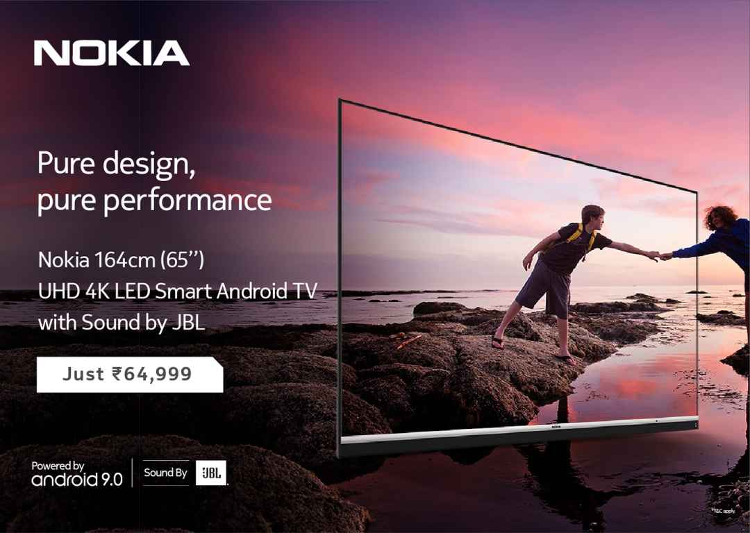 Nokia 65-inch 4K LED Smart Television TV Review in Hindi Price in India Specification Features Screen Resolution & Size RAM Storage, Nokia Smart TV 65-inch Launch Date