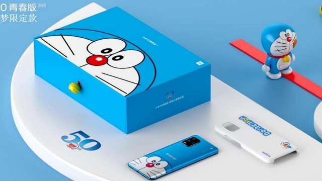 Xiaomi Mi 10 Youth Doraemon Smartphone Limited Edition Review in Hindi Design specifications Price in India Features RAM Camera Battery, डोरेमोन वाला स्मार्टफोन