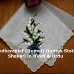 रुमाल पर लिखने वाली शायरी स्टेटस – Handkerchief (Rumal) Quotes Status Shayari in Hindi & Urdu