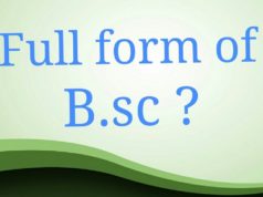 बीएससी (BSC) का फुल फॉर्म या बीएससी का पूरा नाम क्या है आप में से बहुत लोगो को पता नहीं होगा, यहाँ आपको विज्ञान स्नातक के बारे में पूरी जानकारी हिंदी में मिलेगा.