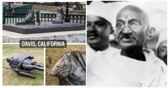 America Mahatma Gandhi Statue Vandalised In California Devis City हाल ही में बने अमेरिका के राष्ट्रपति जो बिडेन ( joe biden ) की निगरानी में हुआ। एक बड़ा हादसा, जिसे लेकर भारत और अमेरिका के संबंध में खटास देखने को मिल रही है