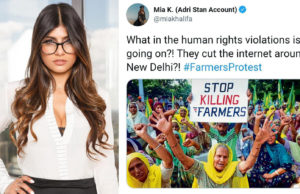 Mia khalifa Support Farmers News in Hindi - मिया खलीफा ने किसान आंदोलन किया समर्थन ?
