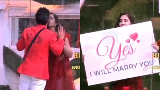 Bigg Boss Season 14 Written Update 13th February 2021 Valentine Special in Hindi | Rahul Vaidya proposes to Disha Parmar on Valentine's Day 14 Feb | दिशा ने राहुल के शादी के प्रपोजल को एक्सेप्ट कर लिया है ?