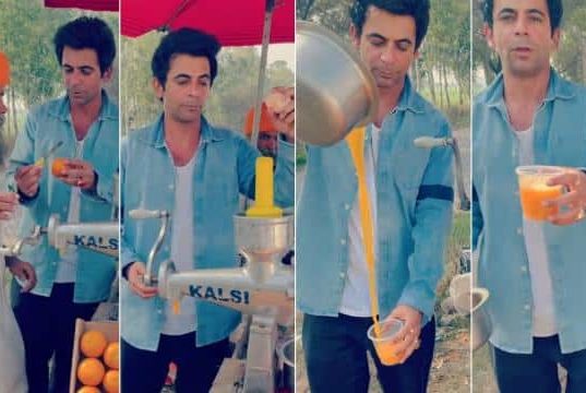 Sunil Grover Now Sell Orange Juice Video Viral on Social Media - सुनील ग्रोवर बेचने लगे हैं सड़कों पर संतरे का जूस ?