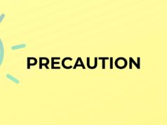 What does the word precaution mean ?, When is the word used with an example?, Precaution ka matlab kya hota hai example ke saath me, प्रिकॉशन शब्द का मतलब क्या होता है। इस का प्रयोग तब किया जाता है ?