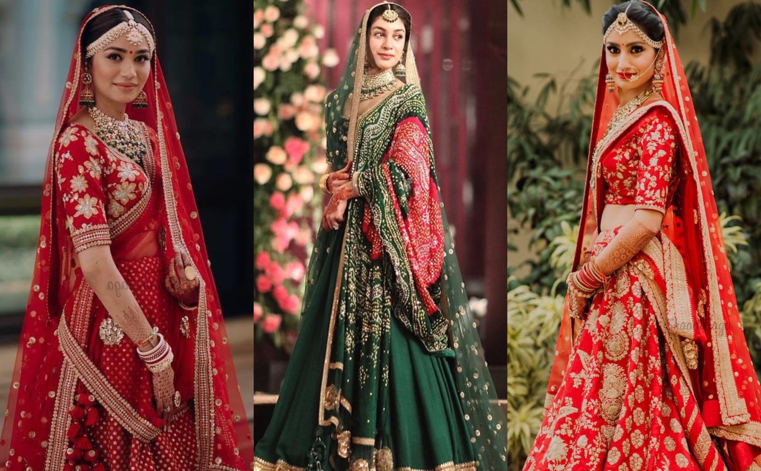 10 latest bridal lehenga designs by Sabyasachi, latest lightweight bridal lehenga choli designs, bridal lehenga latest designs in red colour, शादी के लिए यह लहंगे रहेंगे बेहतर