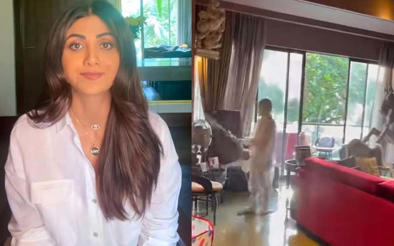 Shilpa Shetty Share Video Post Covid Recovery Sanitisation at her Home News in Hindi, शिल्पा शेट्टी के घर को किया गया सैनिटाइज, कोरोना की चपेट में आया था पूरा परिवार