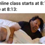 Online class meme