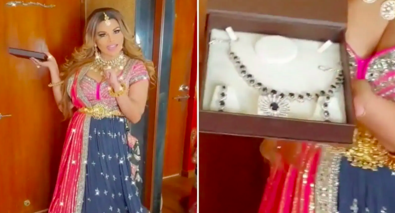 Rahul Vaidya Disha Parmar Wedding News in Hindi - Rakhi Sawant gift to Disha Parmar, eyes will be torn after watching VIDEO, राखी ने दिशा के लिए लिया ये क़ीमती गिफ्ट, देखे वीडियो
