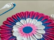 Raksha Bandhan Special Multi-Colored Beautiful Rangoli Designs Ideas With Images & (Watch Tutorial Videos) Step By Step in Hindi | राखी के खास मौके पर बनांए रंगोली की ये आसान और खूबसूरत डिजाइन, देखें तस्वीरें