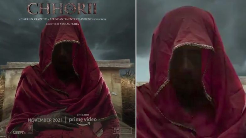 Amazon Prime Video has released Nushrratt Bharuccha horror film motion poster Chhorii | Amazon Prime Video Upcoming "Chhorii" Horror Movie Motion Poster Release