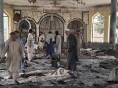 Suicide bombers detonated a mosque in a province in southern Afghanistan during Friday prayers. 37 people died in this accident and more than 70 people were injured.
