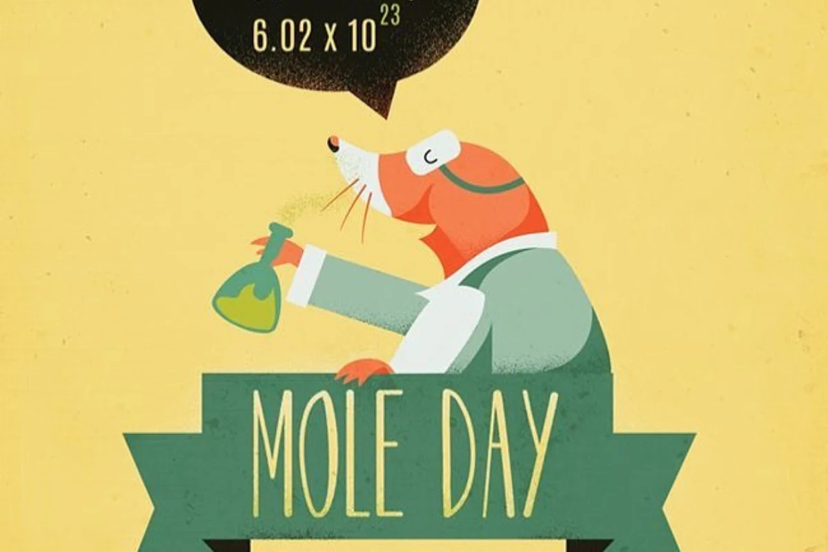 Why is Mole Day celebrated on 23 October in Hindi | Mole Day  Quotes Status Shayari Images in Hindi for Whatsapp Fb Insta Twitter Reddit | Mole Day कब और क्यों मनाया जाता है ?