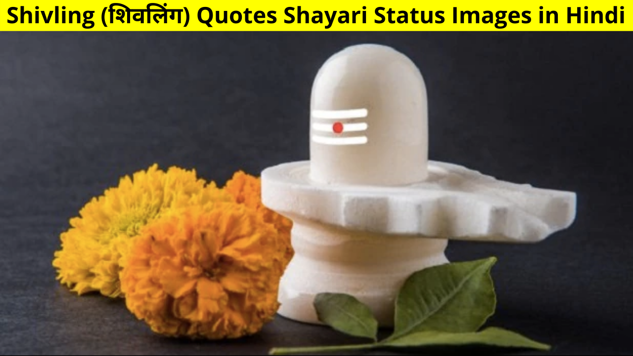 Best Collection of Shivling Shayari Status Quotes Images in Hindi for Whatsapp DP Facebook Instagram Reels Twitter Reddit | शिवलिंग के बारे में रोचक तथ्य और शायरी स्टॉक्स कोट्स