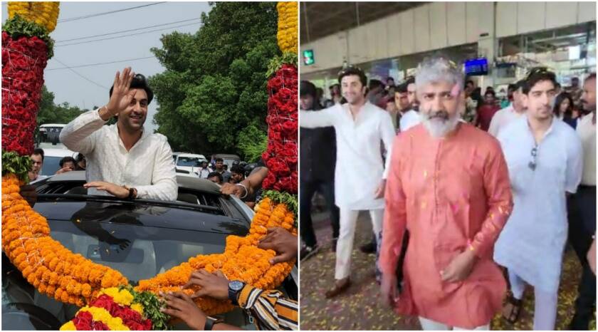 Brahmastra Movie Promotion in Visakhapatnam | Ranbir reached Visakhapatnam for the promotion of Brahmastra, the fans welcomed him like this | ब्रह्मास्त्र फिल्म का प्रमोशन