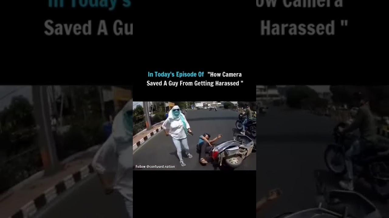 How Camera Saved A Guy From Getting Harassed, Biker Video Viral on Social Media, 2 Girl Scooty Accident Viral Video, Biker GoPro Video Viral Watch, @Confused.nation, @Gear__up._