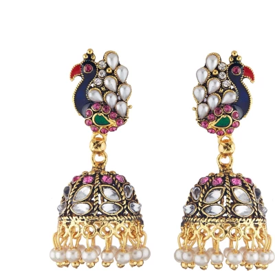 Flipkartcom  Buy MissMister Gold plated Hindi word Shiv stud earrings Men  Women Brass Stud Earring Online at Best Prices in India