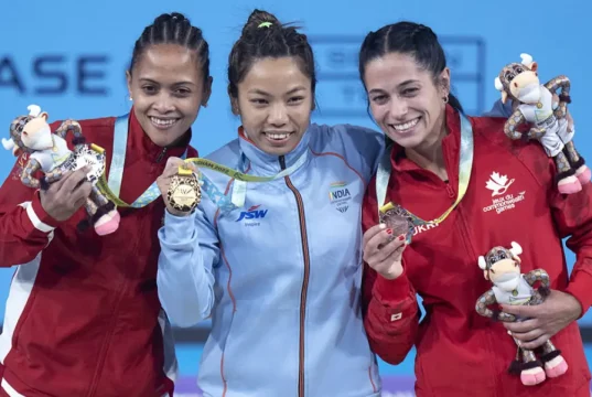 Commonwealth Games 2022 Day 2 Highlights Results Mirabai Bindyarani Sanket Gururaja Birmingham Updates Hindi, 1st Gold Medal For India CWG 2022, मीराबाई ने दिलाया स्वर्ण