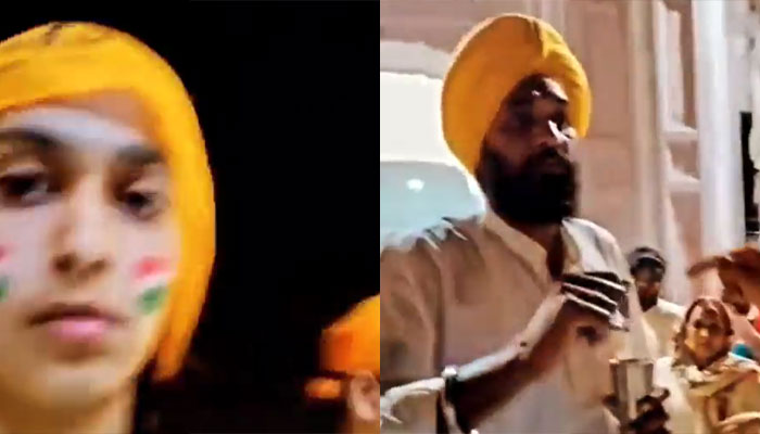 Watch Insult of Tricolor in Golden Temple Video Viral on Social Media | Indian tricolor insulted at Golden Temple in Amritsar, Punjab | अमृतसर के गोल्डन टेंपल (स्वर्ण मंदिर) में भारतीय तिरंगे का अपमान