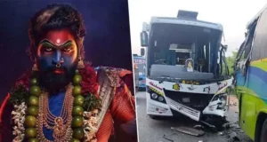 Bus Accident of Crew Members of 'Pushpa-2', Allu Arjun Pushpa 2 Team Meets With A Road Accident Breaking News in Hindi | 'पुष्पा-द रूल' के क्रू मेंबर्स का एक्सीडेंट हुआ, आई गंभीर चोटे?