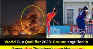 Fire in Harare Sports Club Zimbabwe News | Fire in Zimbabwe's Harare Sports Club, will the World Cup Qualifier 2023 be affected | zimbabwe cricket News and Latest Update