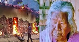 80-Year-Old Woman Burnt Alive in Manipur Violence News in Hindi | An 80-year-old woman was burnt alive at home in Manipur, the son asked a question to the Prime Minister?