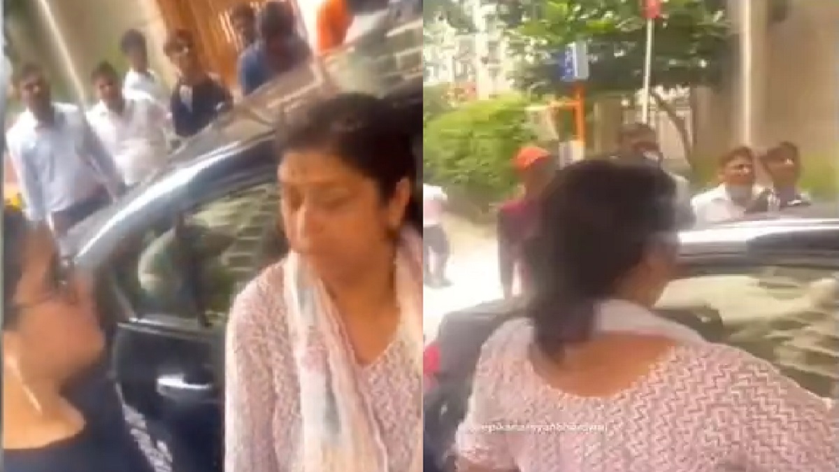 Greater Noida West Gaur City Viral Video | A Woman Rammed A Car Over Three People In Greater Noida West's Gaur City News in Hindi | ग्रेटर नोएडा वेस्ट की गौर सिटी में एक महिला ने तीन लोगों पर कार चढ़ा दी