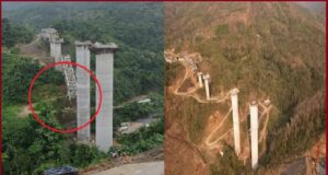 Mizoram Railway Bridge Accident News in Hindi | 17 died due to collapse of under-construction railway bridge in Mizoram, PM Modi announced compensation | मिजोरम में निर्माणाधीन रेलवे पुल गिरने से 17 की मौत