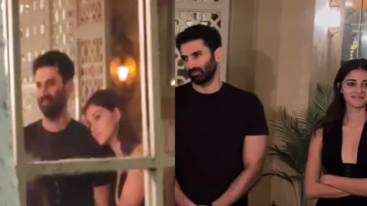 Annaya Pandey Aditya Roy Kapur Date | Aditya and Ananyas Relationship Confirmed the Actress Was Seen Resting Her Head on the Shoulder of Her Boyfriend Who Was 13 Years Older Than Her |